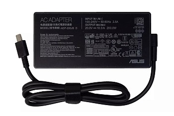 Блок питания для ноутбука Asus (small rect), 200W (20V, 10A) ORG в магазине PartsOkey.ru в Ростове на Дону, Краснодаре и Москве